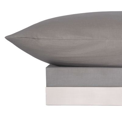 Σετ Σεντόνια Διπλά Menta 203 Γκρι-Ανοιχτό Γκρι - Sunshine