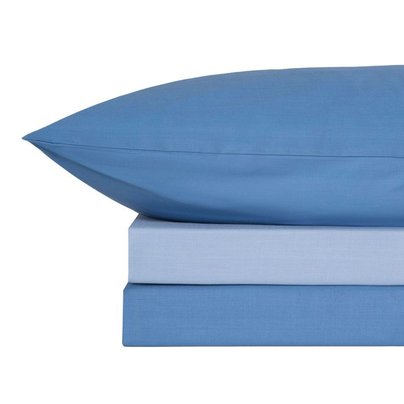 Σετ Σεντόνια Διπλά Menta 202 Μπλε-Θαλασσί - Sunshine