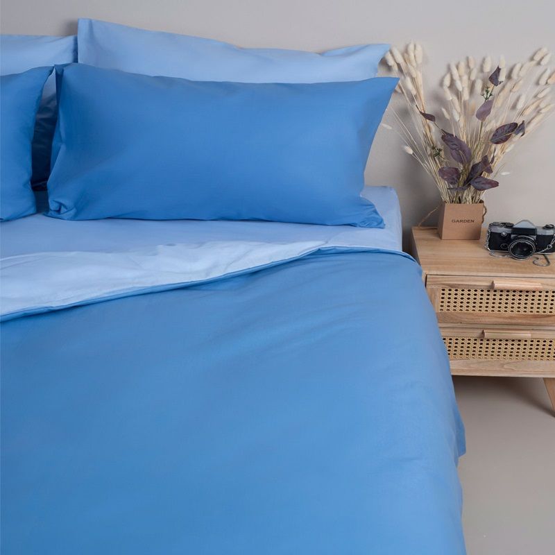 Παπλωματοθήκη Υπέρδιπλη Menta 202 Μπλε-Θαλασσί - Sunshine