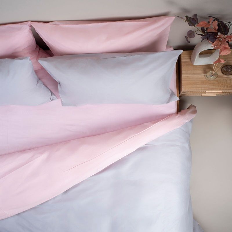 Παπλωματοθήκη Υπέρδιπλη Menta 205 Ανοιχτό Γκρι-Πούδρα - Sunshine