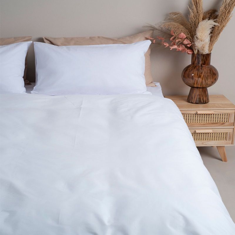 Παπλωματοθήκη Μονή Menta 209 Λευκό - Sunshine Παπλωματοθήκη Μονή Menta 209 Λευκό - Sunshine