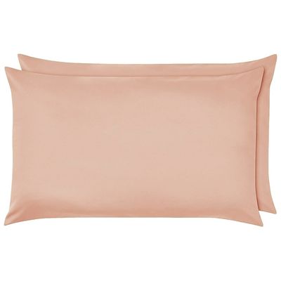 Μαξιλαροθήκες Ζεύγος Βαμβάκι 100% 50Χ70 εκ. Peach - Le Blanc