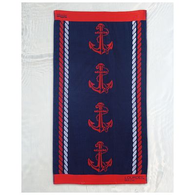 Πετσέτα Θαλάσσης Ζακάρ 86Χ160 εκ. Anchor - Rythmos
