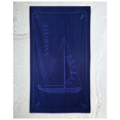 Πετσέτα Θαλάσσης Ζακάρ 86Χ160 εκ. Navigate - Rythmos