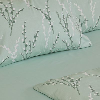 Μαξιλαροθήκες Ζευγάρι Cotton Feelings 2054 Aqua - Sunshine