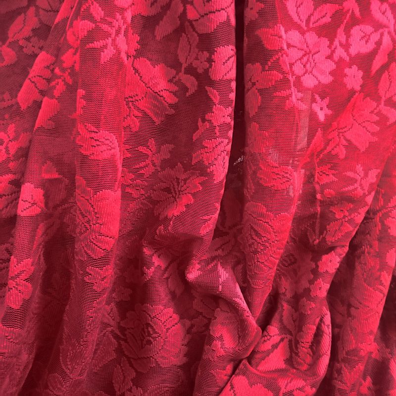 Κουρτίνα με Τρέσα 270Χ280 εκ. Δαντέλα 0595-2 Βυσσινί