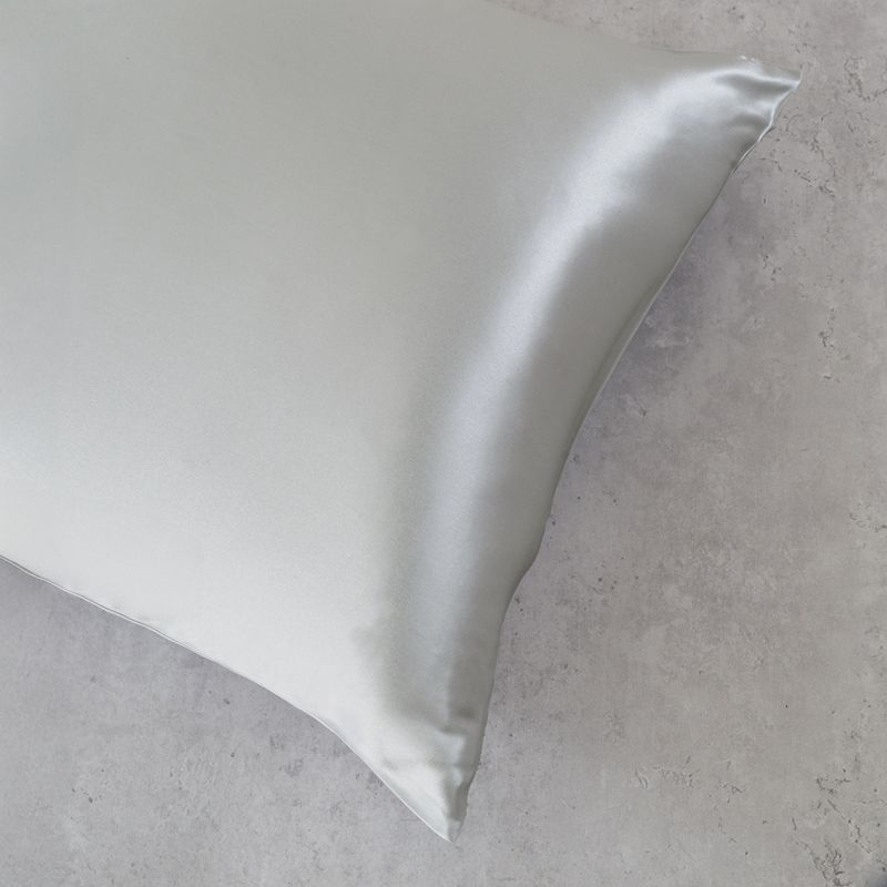 Μαξιλαροθήκη Μεταξωτή 100% Silk Γκρι - Rythmos