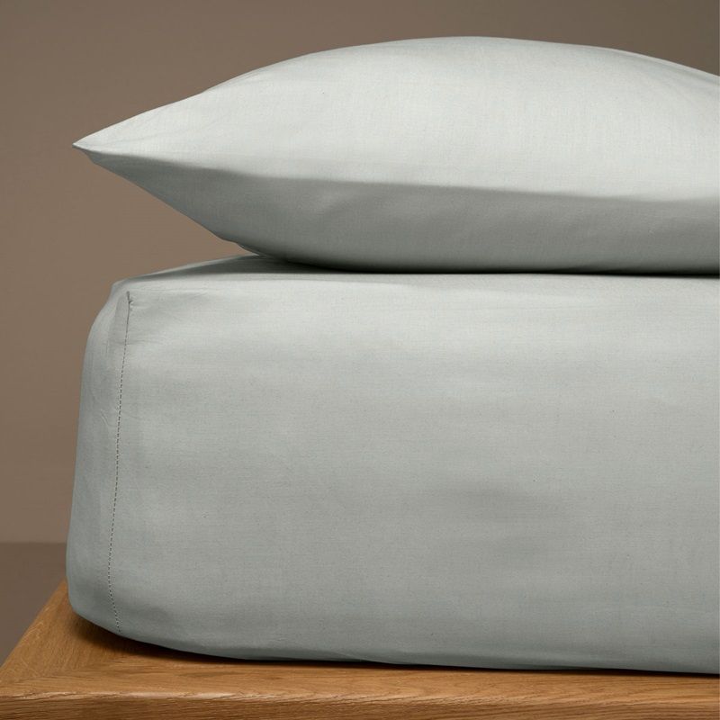 Σεντόνι Λάστιχο Ημίδιπλο 120Χ200+25 εκ. Menta 18 Light Gray - Sunshine