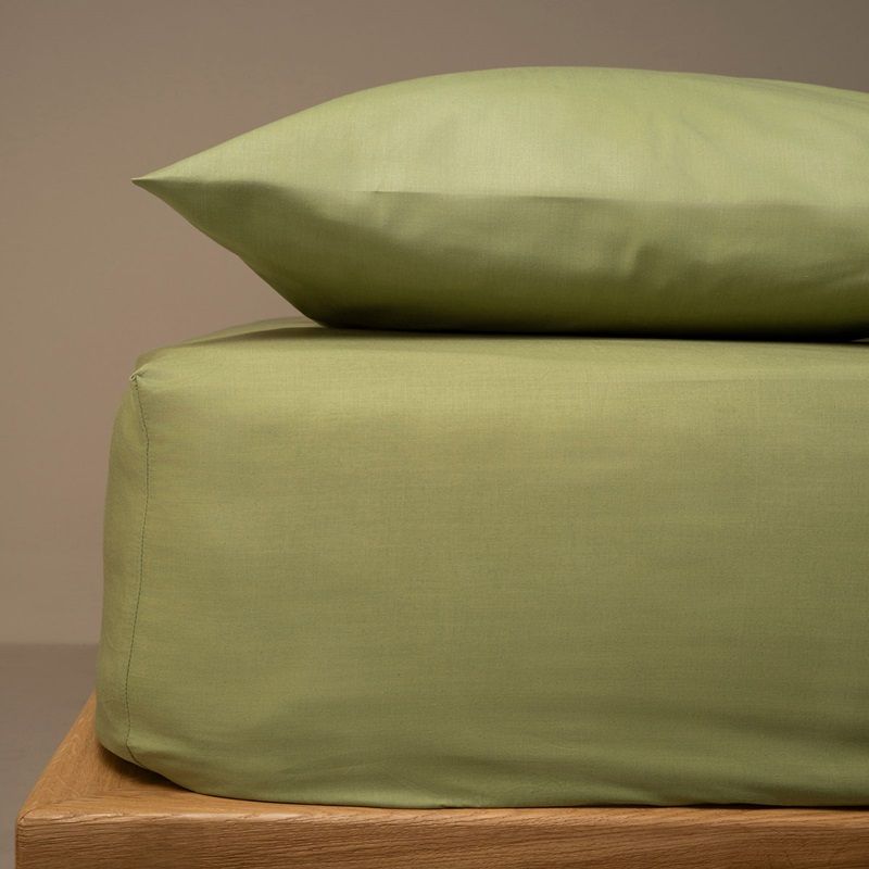 Σεντόνι Λάστιχο Ημίδιπλο 120Χ200+25 εκ. Menta 11 Olive - Sunshine
