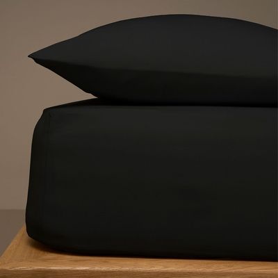 Σεντόνι Λάστιχο Υπέρδιπλο 160Χ200+25 εκ. Menta 21 Black - Sunshine