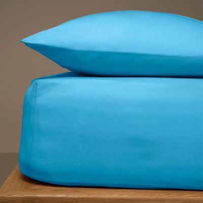 Μαξιλαροθήκες Ζευγάρι Μονόχρωμες Menta 15 Turquoise - Sunshine