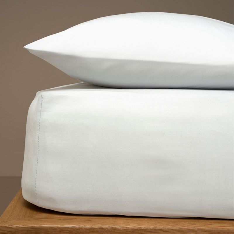 Μαξιλαροθήκες Ζευγάρι Μονόχρωμες Menta 01 White - Sunshine