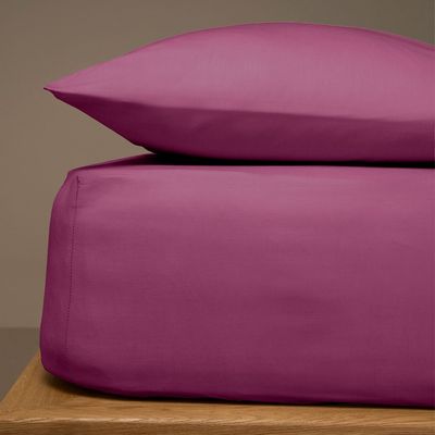Σετ 1 Σεντόνι &amp; 2 Μαξιλαροθήκες Υπέρδιπλο Menta 10 Mauve - Sunshine