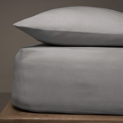 Σετ 1 Σεντόνι &amp; 2 Μαξιλαροθήκες Υπέρδιπλο Menta 19 Dark Gray - Sunshine