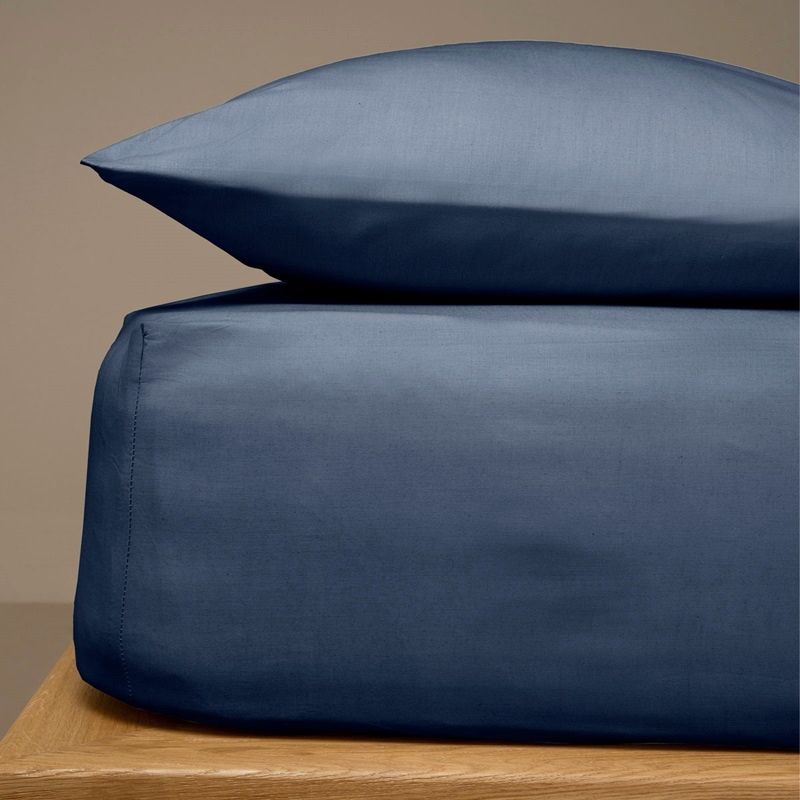 Σετ 1 Σεντόνι &amp; 2 Μαξιλαροθήκες Ημίδιπλο Menta 26 Navy - Sunshine