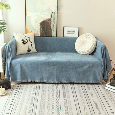 Ριχτάρι Διθέσιo Μονόχρωμο C100-7 Ανοιχτό Μπλε - Home Classic