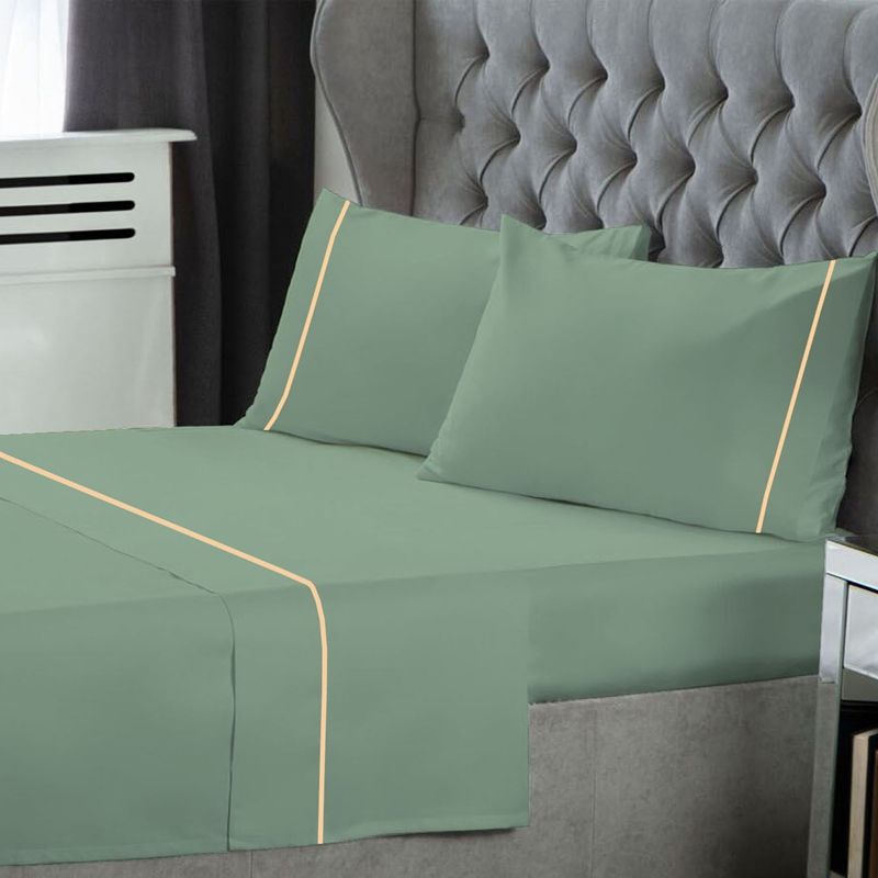 Σετ Σεντόνια Υπέρδιπλα με Φυτίλι P/C Green - Le Blanc