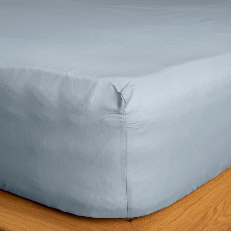 Κατωσέντονο Λάστιχο Υπέρδιπλο 160Χ200+30 εκ.Cotton Feelings 103 Light Blue - Sunshine