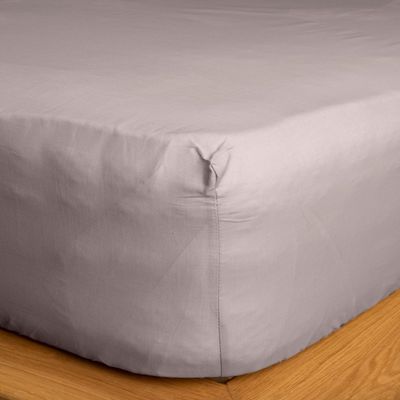 Κατωσέντονο Λάστιχο Υπέρδιπλο 160Χ200+30 εκ.Cotton Feelings 106 Light Gray - Sunshine