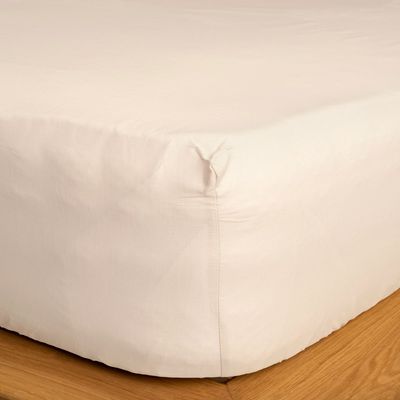 Κατωσέντονο Λάστιχο Υπέρδιπλο 160Χ200+30 εκ.Cotton Feelings 108 Ecrou - Sunshine