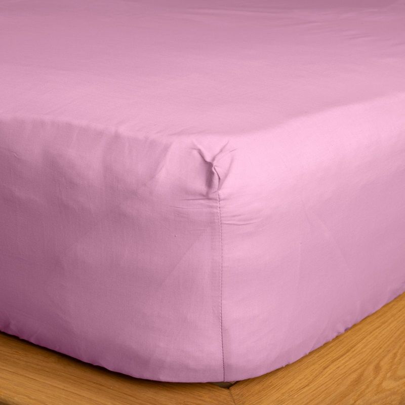 Κατωσέντονο Λάστιχο Ημίδιπλο 120Χ200+30 εκ. Cotton Feelings 102 Lilac - Sunshine