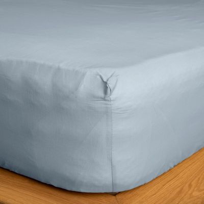 Κατωσέντονο Λάστιχο Μονό 100Χ200+30 εκ. Cotton Feelings 103 Light Blue - Sunshine