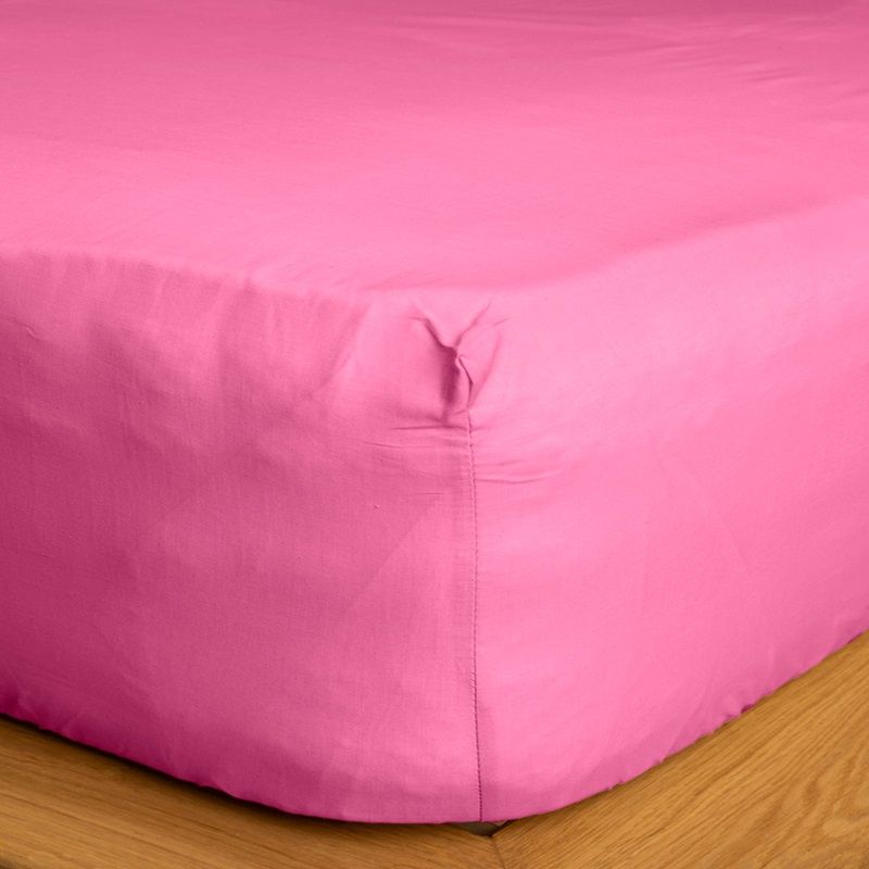 Κατωσέντονο Λάστιχο Μονό 100Χ200+30 εκ. Cotton Feelings 112 Fuchsia - Sunshine