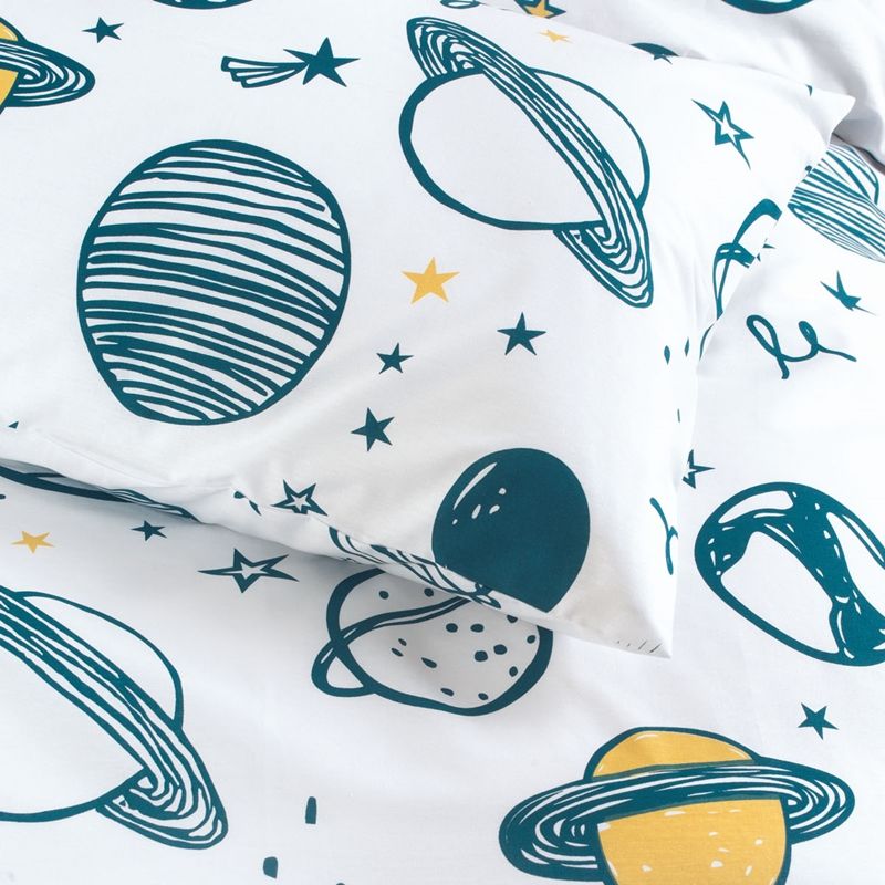 Μαξιλαροθήκες Ζευγάρι Saturn Λευκό - Rythmos