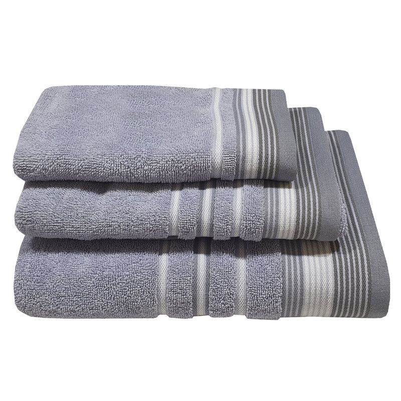 Πετσέτα Χεριών 30Χ50 εκ. Satin Stripe Λεβάντα - Komvos