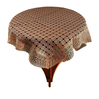 Καρέ 90Χ90 εκ. Δαντέλα 192 Καφέ