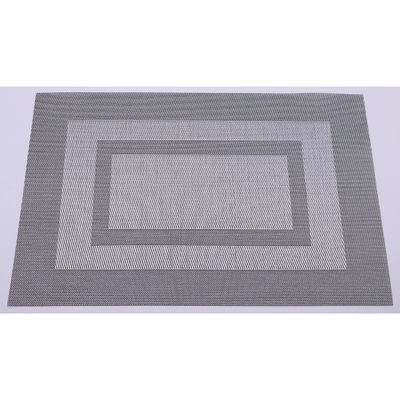 Σετ 4 τεμ. Σουπλά 33Χ48 εκ. SY10532 Ανοιχτό Γκρι