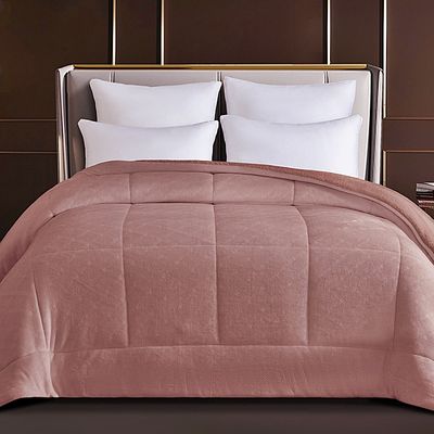 Κουβερτοπάπλωμα Μονό Dalia Rose Flannel-Sherpa - Sunshine