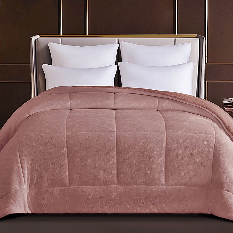 Κουβερτοπάπλωμα Υπέρδιπλο Dalia Rose Flannel-Sherpa - Sunshine