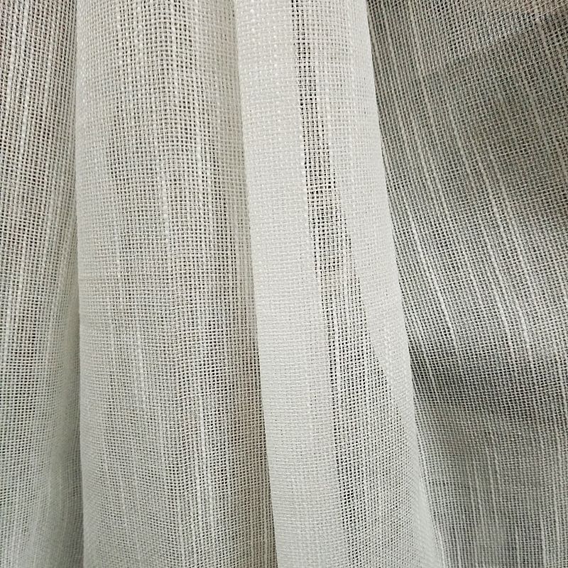 Κουρτίνα Ψάθα  με Κρίκο 140Χ270 εκ. AD6073-12 Λευκό