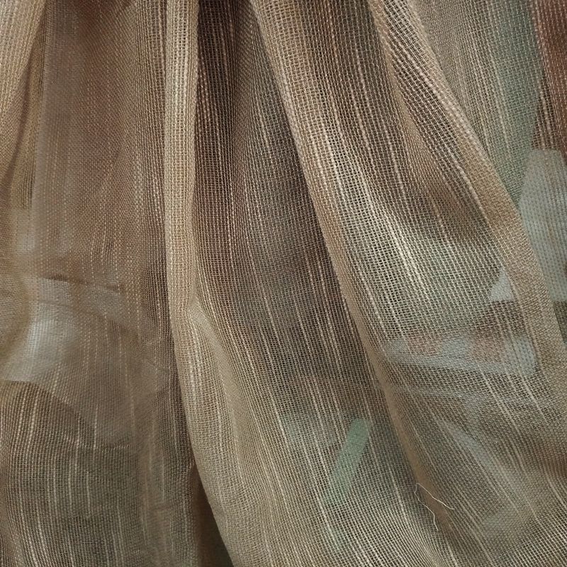 Κουρτίνα Ψάθα με Τρέσα 270Χ280 εκ. 6073-4 Μπεζ