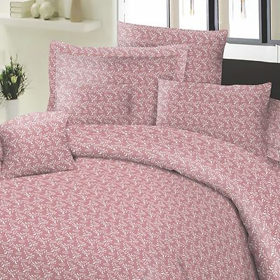 Σετ Σεντόνια Μονά με Λάστιχο Cotton Line Fern Rotten Apple - Komvos