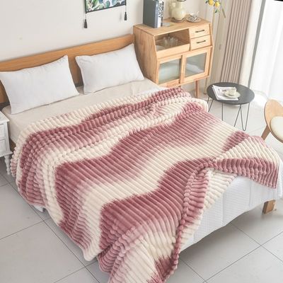 Κουβέρτα Υπέρδιπλη Fleece Δίχρωμη Ριγέ 7 Σάπιο Μήλο Κουβέρτα Υπέρδιπλη Fleece Δίχρωμη Ριγέ 7 Σάπιο Μήλο