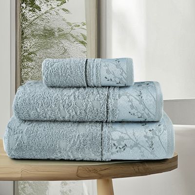 Σετ Πετσέτες 3 τεμ. Ζακάρ Inverno Light Blue - Nima Home