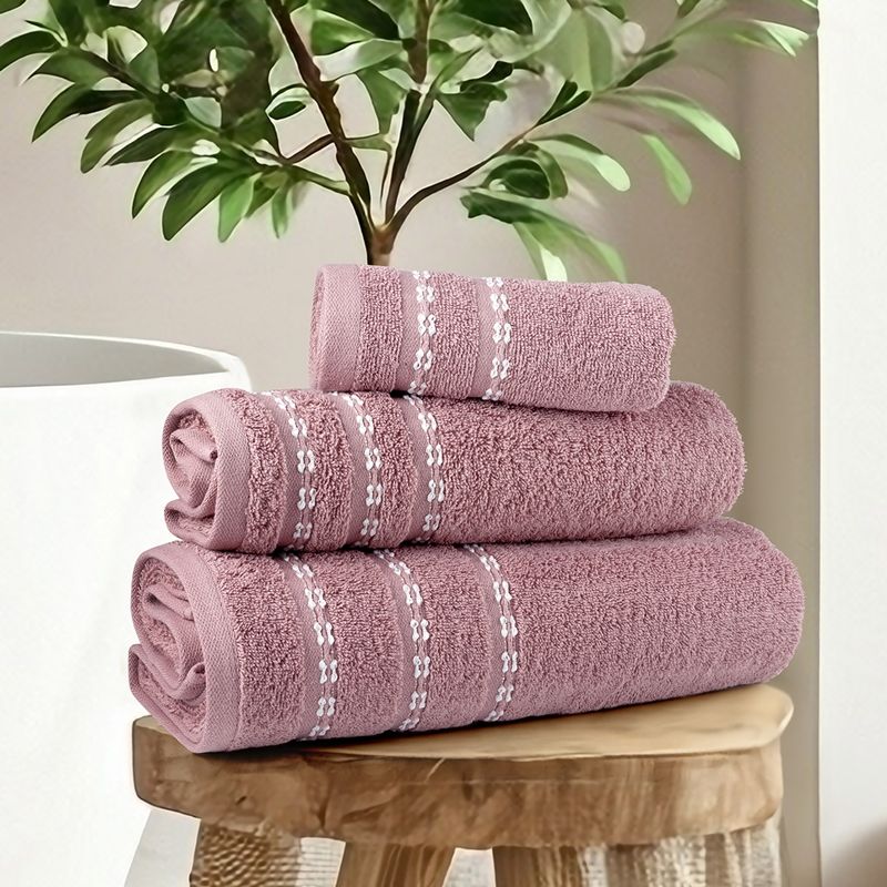 Σετ Πετσέτες 3 τεμ. Ζακάρ Retour Apple Pink - Nima Home