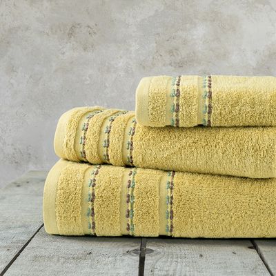 Σετ Πετσέτες 3 τεμ. Ζακάρ Retour Mustard - Nima Home