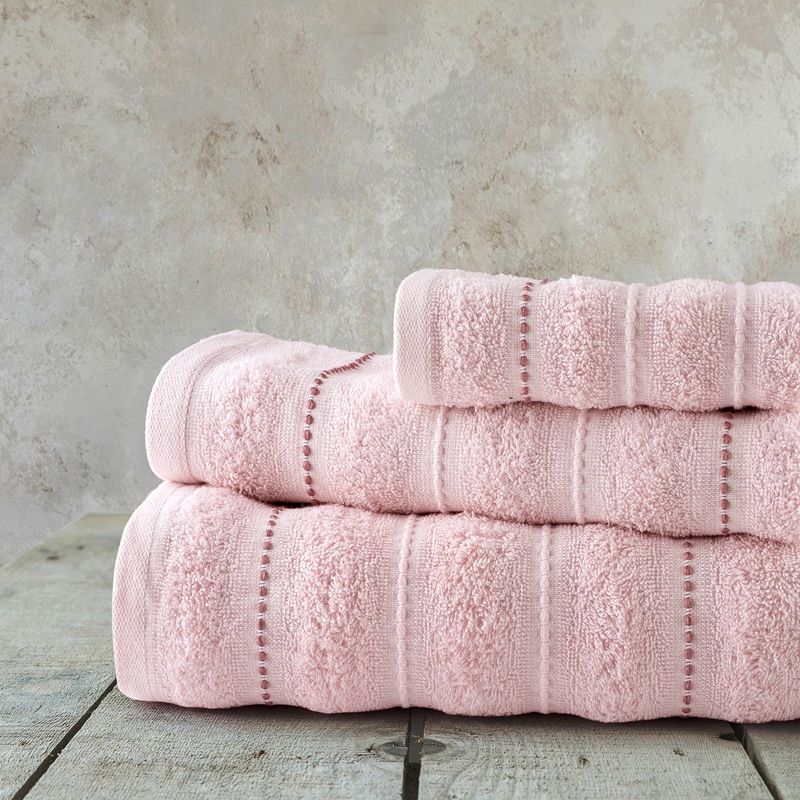 Σετ Πετσέτες 3 τεμ. Ζακάρ Aura PInk - Nima Home