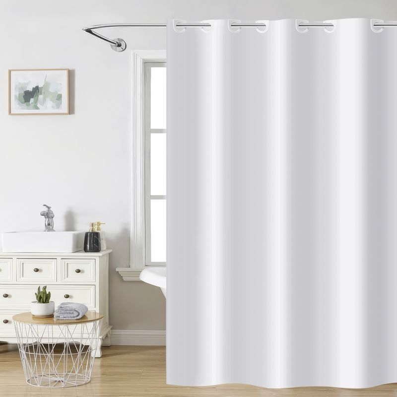 Κουρτίνα Μπάνιου Υφασμάτινη White - Nima Home