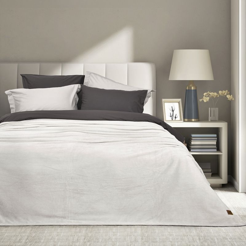 Κουβέρτα Coral Fleece Υπέρδιπλη Alpa Gray - Nima Home