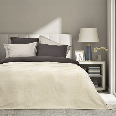 Κουβέρτα Coral Fleece Υπέρδιπλη Alpa Light Beige - Nima Home