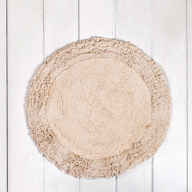 Πατάκι Μπάνιου Στρογγυλο 60 εκ. Eden Off White - Nima Home