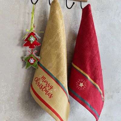 Σετ Πετσέτες 2 τεμ. 30Χ50 εκ. Christmas Star - Nima Home