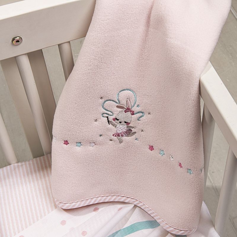 Κουβέρτα Fleece Λίκνου Ballet Bunny - Nima Home