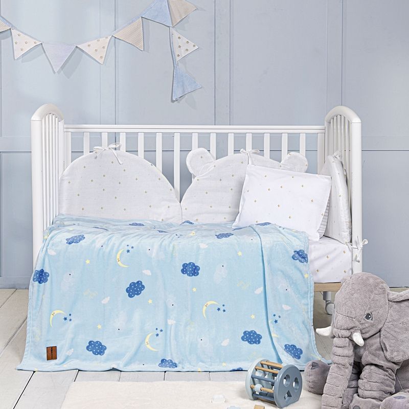 Κουβέρτα Βελουτέ Fleece Κούνιας Dumbo - Nima Home