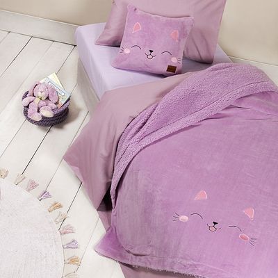 Κουβέρτα Fleece Sherpa Μονή Lily - Nima Home