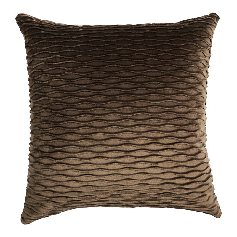 Μαξιλαροθήκη Βελουτέ 0668 Brown - Ilis Home